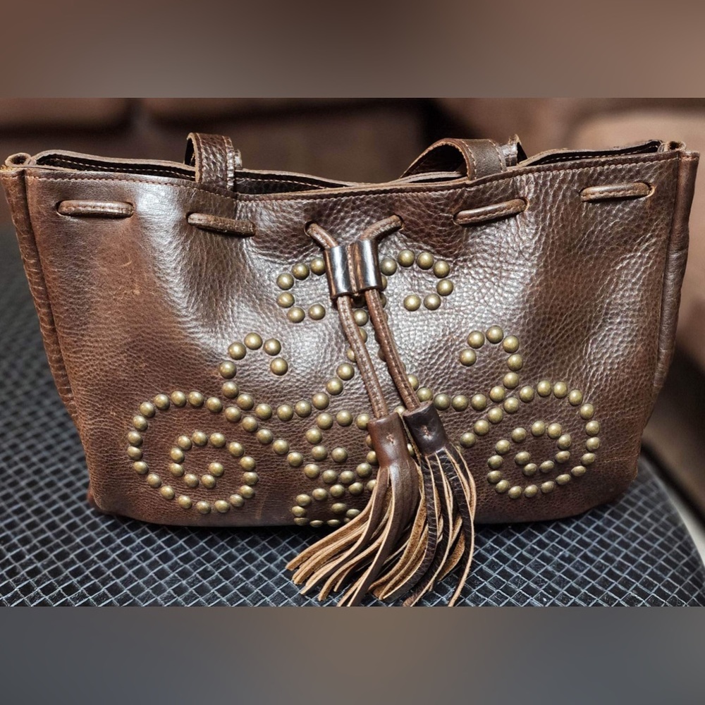 Two Bar West Brown Leather
